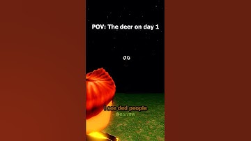 The Deer On Day 1 #99nightintheforest #robloxanimation