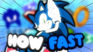 How fast is Sonic The Hedgehog…