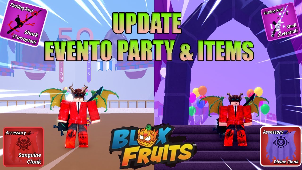 TODO SOBRE EL EVENTO FIESTA EN BLOX FRUITS! | PARTY EVENT - YouTube