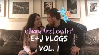 ETHAN'S FIRST EASTER EGG HUNT | E+J'S FIRST VLOG