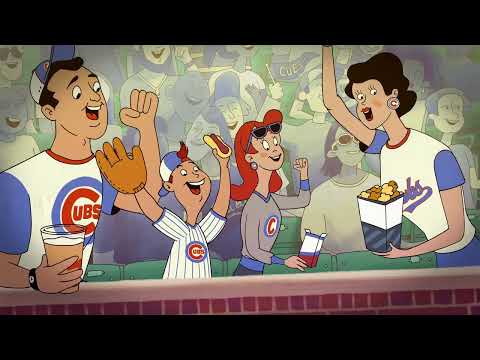 2Tall Animation | Cubs Out To The Ballpark