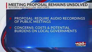 Open meetings committee debates recording mandate