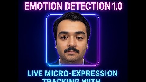 Real-Time AI Emotion Detection 1.0 – Live Micro-Expression Tracking with DeepFace & OpenCV