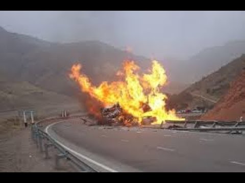 🚒💨NORWAY E134 - Преодолеваем крутой перевал в горах! Месиво в туннеле из грузовиков! 30тонн (2часть)