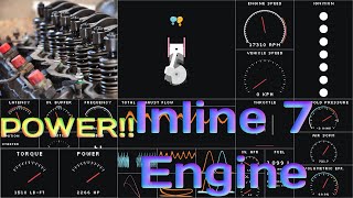 2200 HP Inline 7 Engine - Engine Simulator screenshot 4