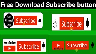 Top Green Screen Animated Subscribe Button | No Copyright YouTube Subscribe Button |