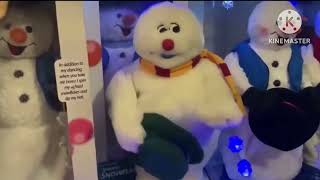 Gemmy 2003 spinning snowflake frosty the snowman audio rip low pitch edit 