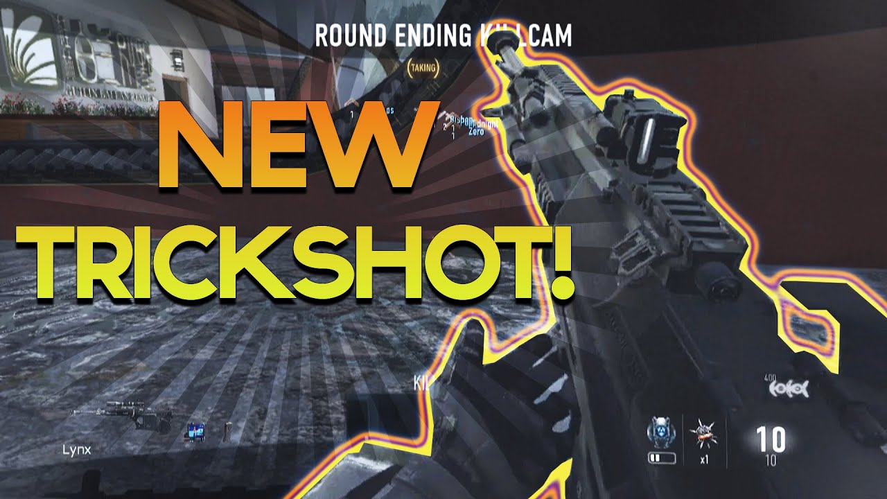 EXO Shield Trickshotting? NEW Advanced Warfare Trickshot! (COD AW
