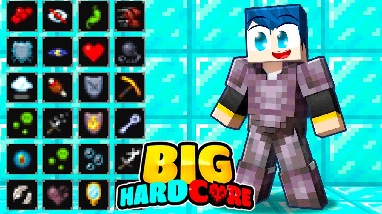 COMPLETIAMO I PRIMI ACHIEVEMENT! - BIG HARDCORE MINECRAFT
