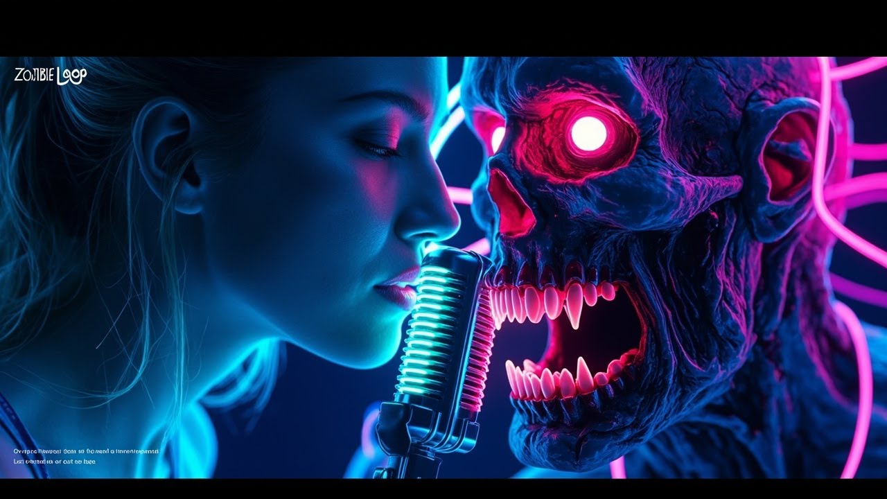 BRAINROT ZOMBIE: RISE 🧟‍♂️ | Neon Apocalypse AI Music Video | The Signal Awakens