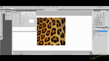 how to make leopard text Effect in photoshop