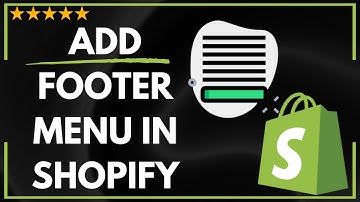 ✅ How to ADD FOOTER MENU IN SHOPIFY - FULL UPDATED GUIDE 🚀✨😱✅