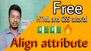 Free HTML and CSS tutorial |Align attribute #sulavi 🔥🔥🔥