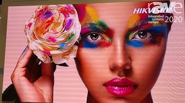 ISE 2020: Hikvision Showcases DS-D4215FI-CWF, 1.56 mm LED Wall and Full HD Display Solution