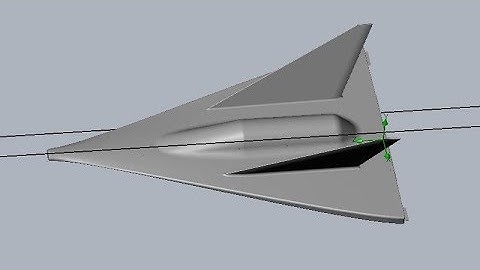 Solidworks Flow Simulation - Giant Spaceplane Late Reentry Mid Iteration Preview