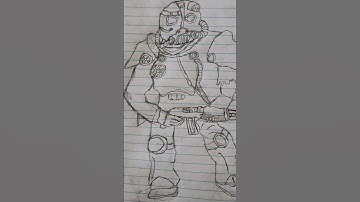 Thumbnail of Fallout Brotherhood Of Steel sketch #fallout #sketch #youtube #shorts #short #drawing #art #fyp