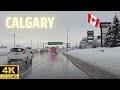 April 30 2024 calgary 4k snow driving tour