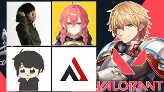 【 VALORANT 】 強すぎフルパヴァロw/ギアさん,WoW,アルアズ,ぎるくん 【 エビオ/にじさんじ 】