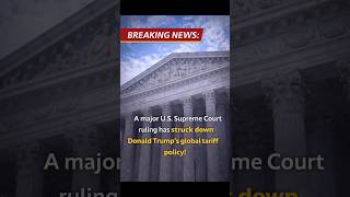 US Supreme Court Strikes Down Trump Tarrifs| NewsStream