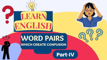 confusing word pairs Part 4 pseb mohali