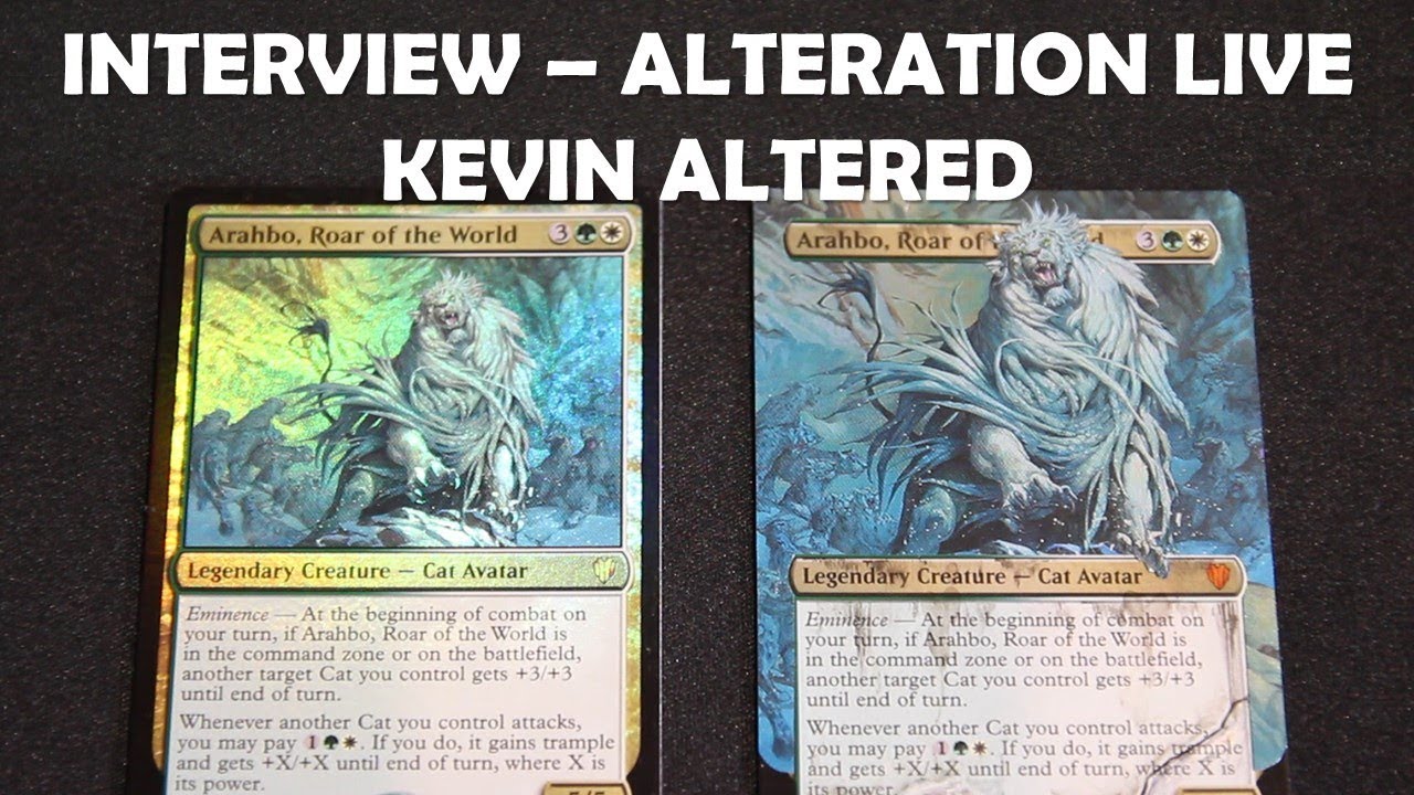 paint net ÉTUDE ATTENTIVE #2 - Altération Live et Interview de Kevin Altered - Magic: The Gathering