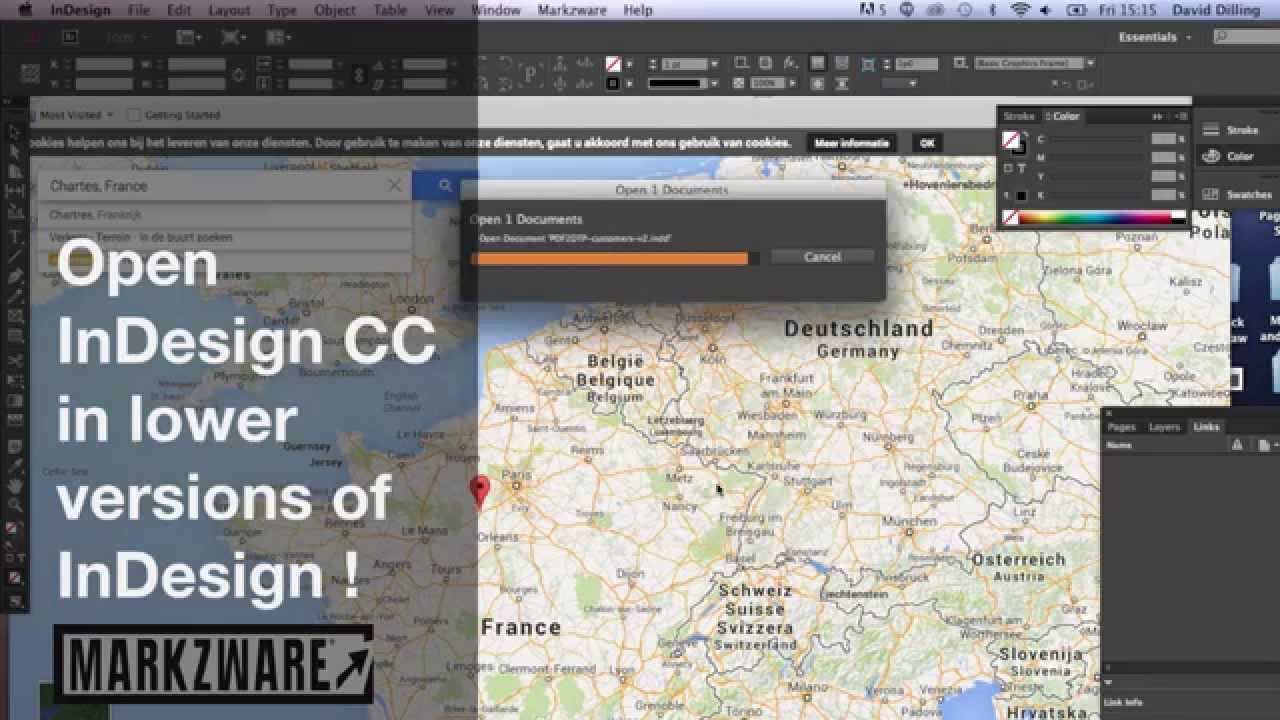 Adobe InDesign Plugin to Open InDesign CC Files in InDesign