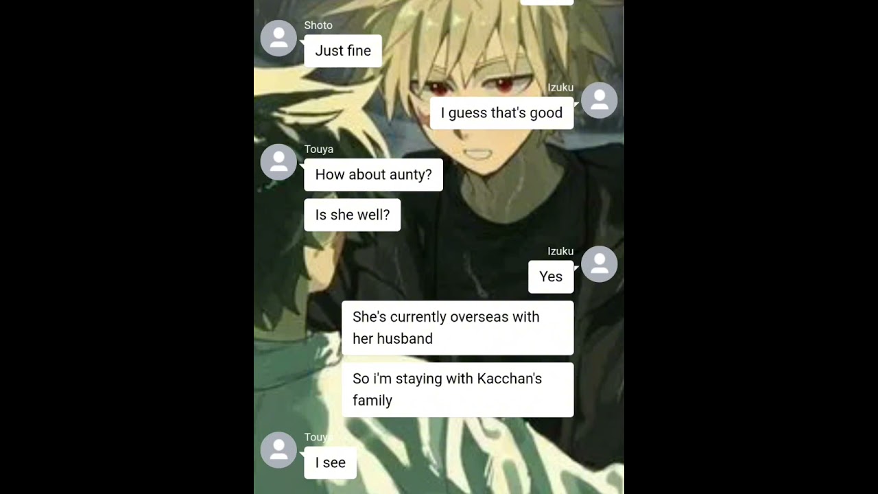 Useless twin ||Quirkless Izuku Todoroki AU/BakuDeku/Alive Dabi|| BNHA/MHA Texting Stories 