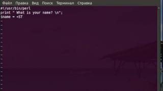 Perl. Lesson 1