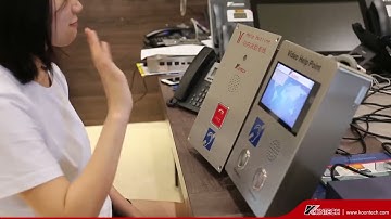 KNTECH two way video intercom system