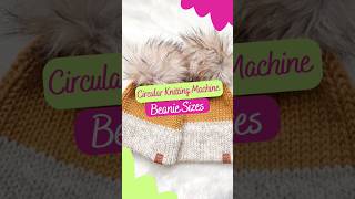 😍 Beanie rows to every size on a circular knitting machine #sentropatterns #beanies #knitting