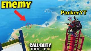 I BECAME a CAMPER on TALLEST BUILDING in BLACKOUT! 😈| COD MOBILE | SOLO VS SQUADS