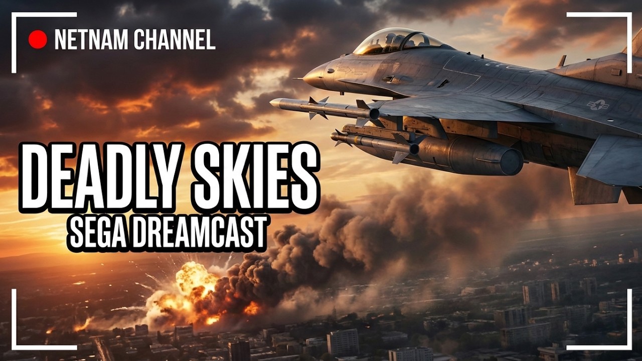 Jeu DEADLY SKIES Complet Pour Sega Dreamcast - Version PAL FR, Bon état Avec Manuel