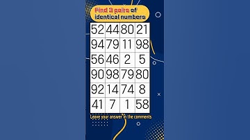 Find the duplicate numbers 527