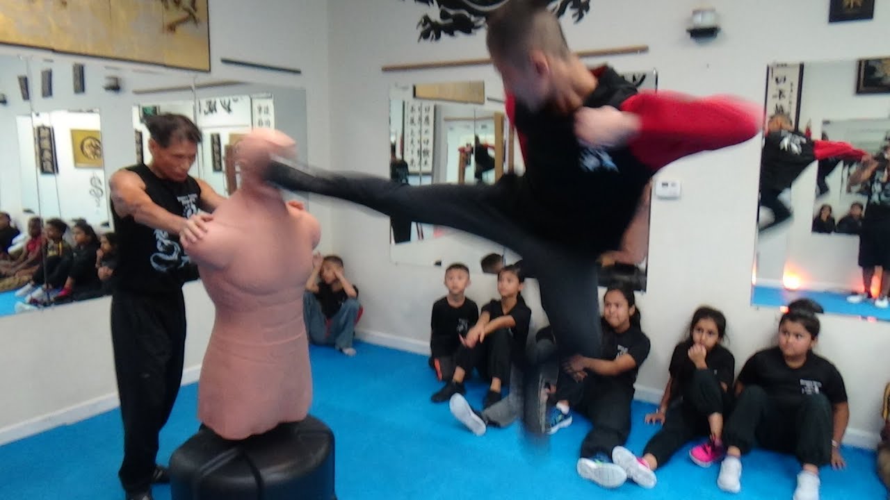 Kung Fu Martial Arts Flying Side Kick Sprinting Challenge YouTube