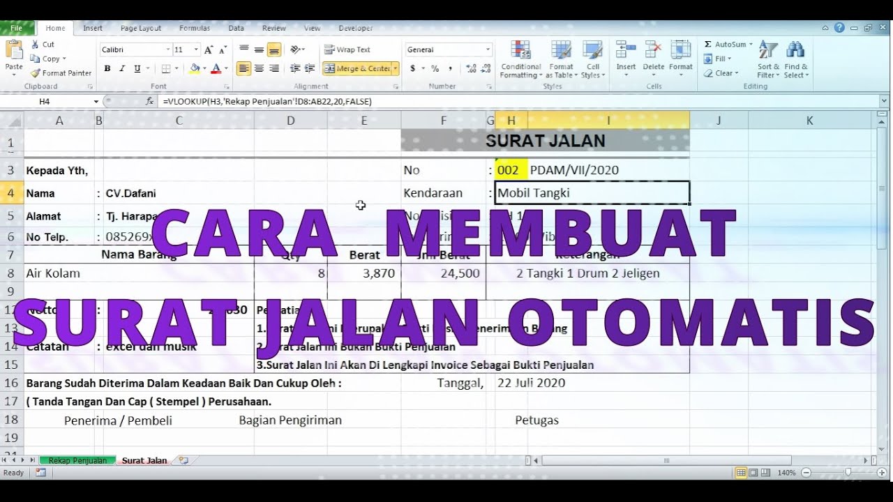 Download 73+ Contoh Surat Jalan Barang Terbaru Gratis