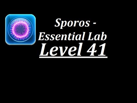 Sporos Essential Lab Level 41 Walkthrough