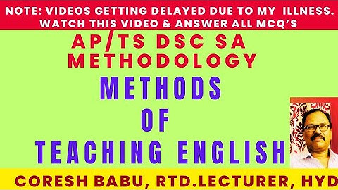 METHODS OF TEACHING ENGLISH (Methodology)