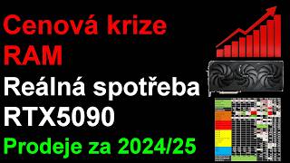 Cenová krize RAM, Reálná spotřeba RTX5090, Prodeje za 2024/25 - Stream o počítačích 120