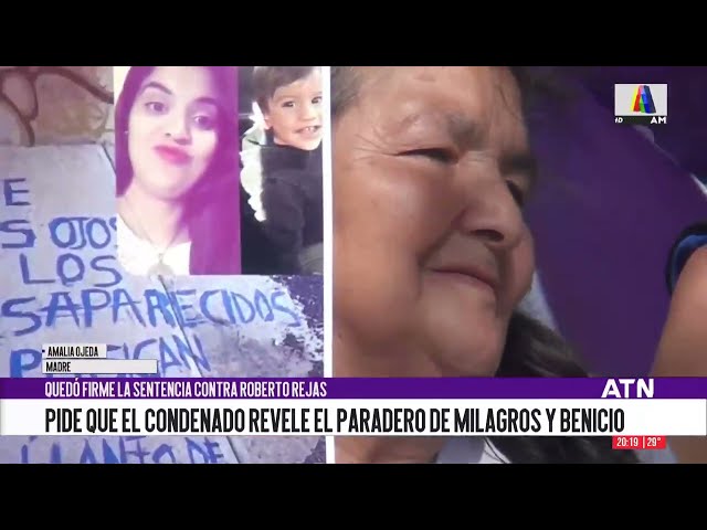 Sentencia firme para Roberto Rejas: Amalia Ojeda pide que revele el paradero de Milagros y Benicio