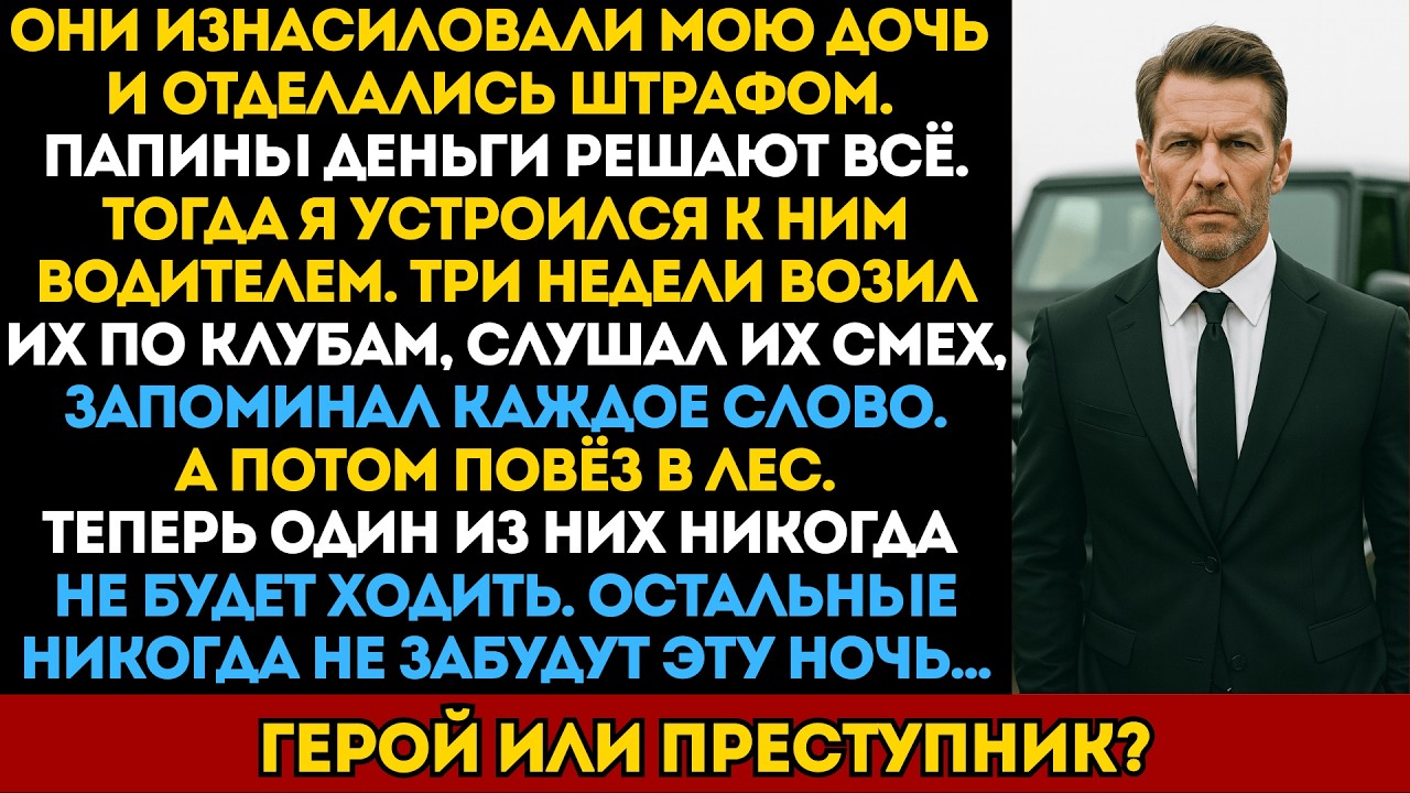 Полиция сказала смириться. Он сказал “хорошо” и устроился к ним водителем
