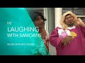 Laughing with samoans  the blue continent