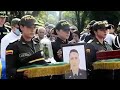 Colombia | Conmoción en el funeral de los policías asesinados por narcotraficantes