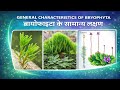 General Characteristics of Bryophyta | B.Sc. 1st Semester | Hindi + English