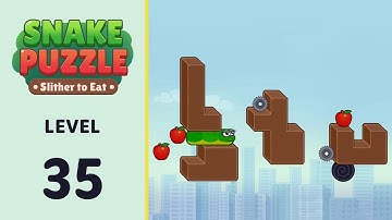 Snake Puzzle: Slither to Eat Level 35