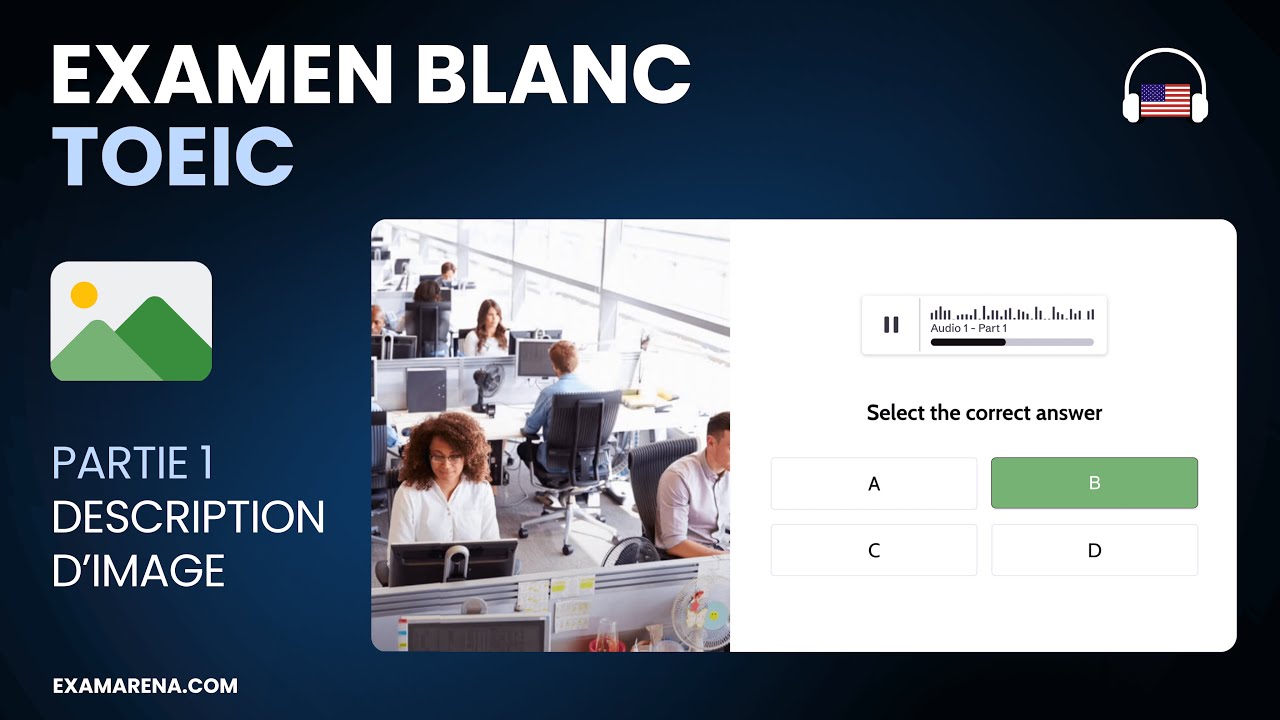 TOEIC Listening - Part 1 : Photographs | Test Blanc