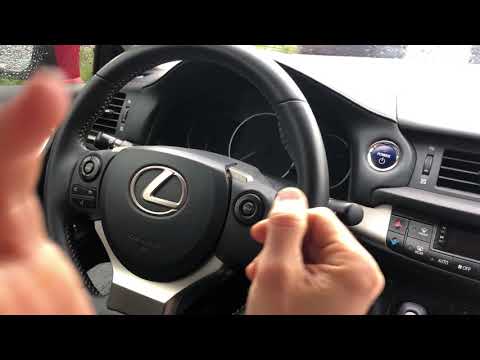 LEXUS ct200h Maintenance light turn off