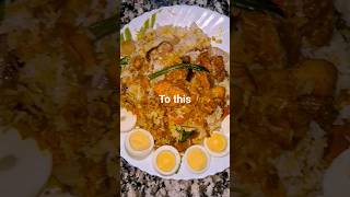 Chicken biryani recipe l Assamese chicken rice non-veg recipe video #shorts#food #recipe #rice