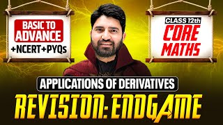 Applications of Derivatives Class 12 Maths🔥 | Day 2 | NCERT + PYQs | CBSE Boards 2026 Revision