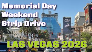 Hard Rock Update. Las Vegas Strip Drive before Memorial Day weekend