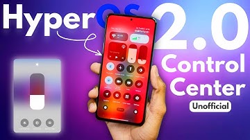 Xiaomi HyperOS 2.0 Control Center Gets a New Makeover  🚀Install Now on Your Xiaomi Phone ✨